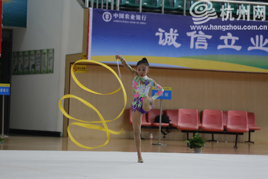 2015年浙江省少年儿童体操锦标赛在淳安体育馆开赛